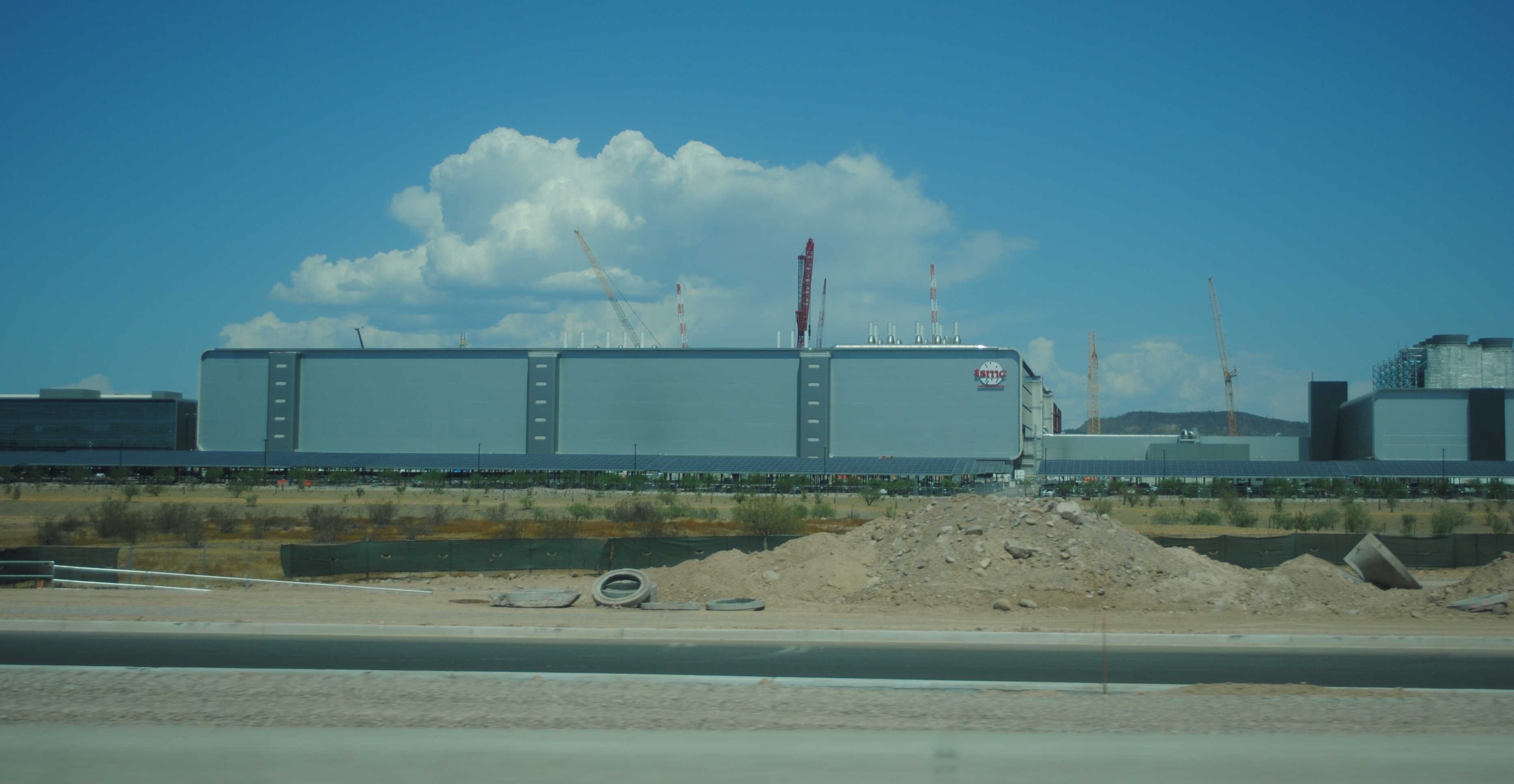TSMC factory construction