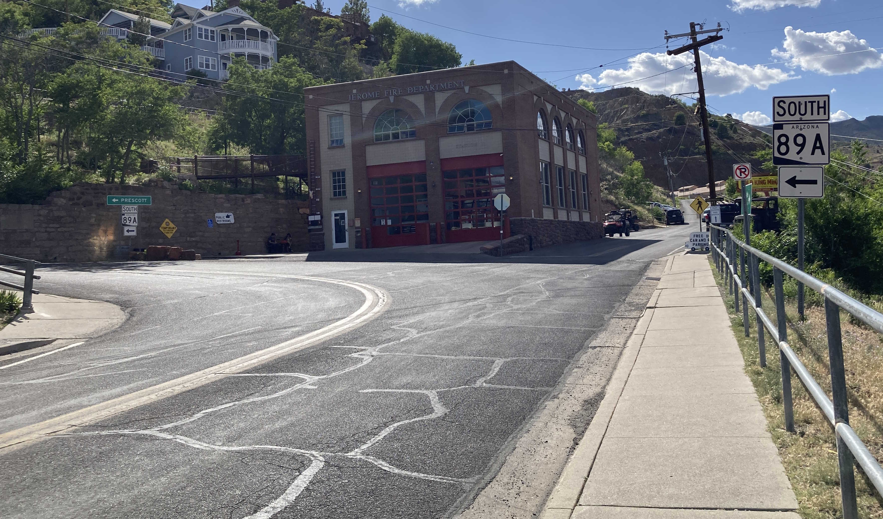 SR 89A South in Jerome
