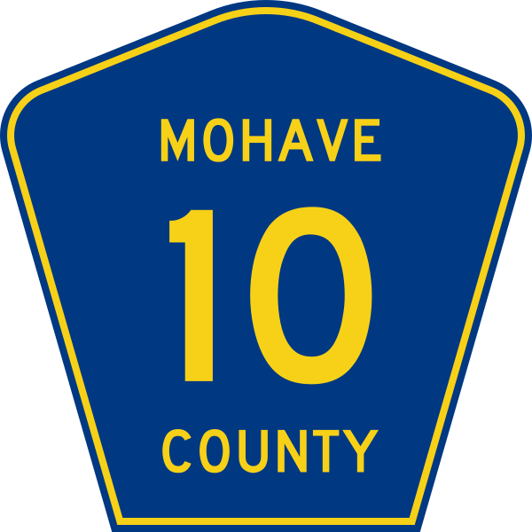 Mohave CR 10 Route Shield