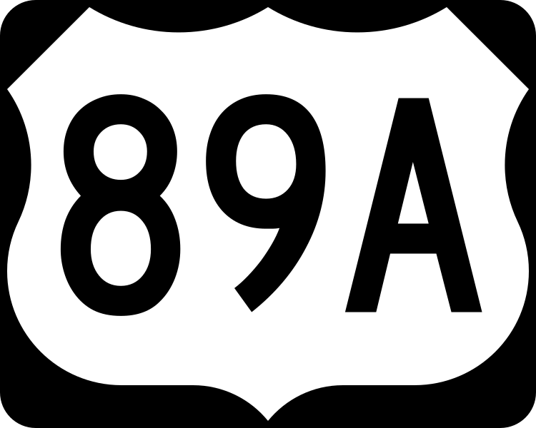 US 89A Route Shield
