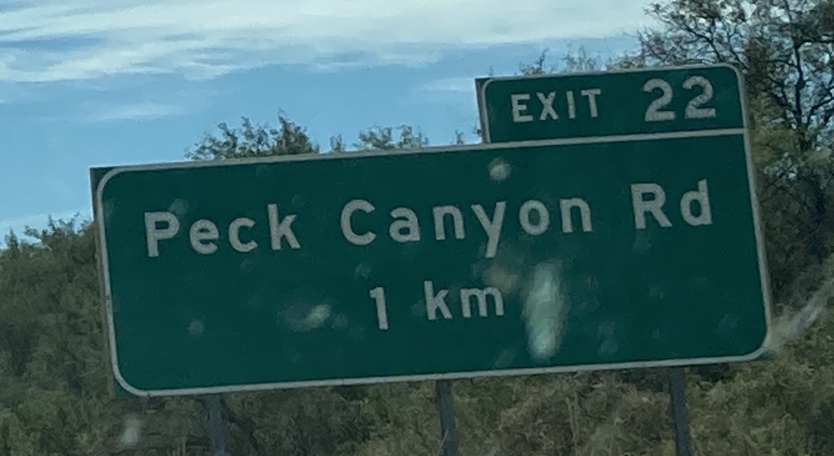 I19S/Peck Canyon