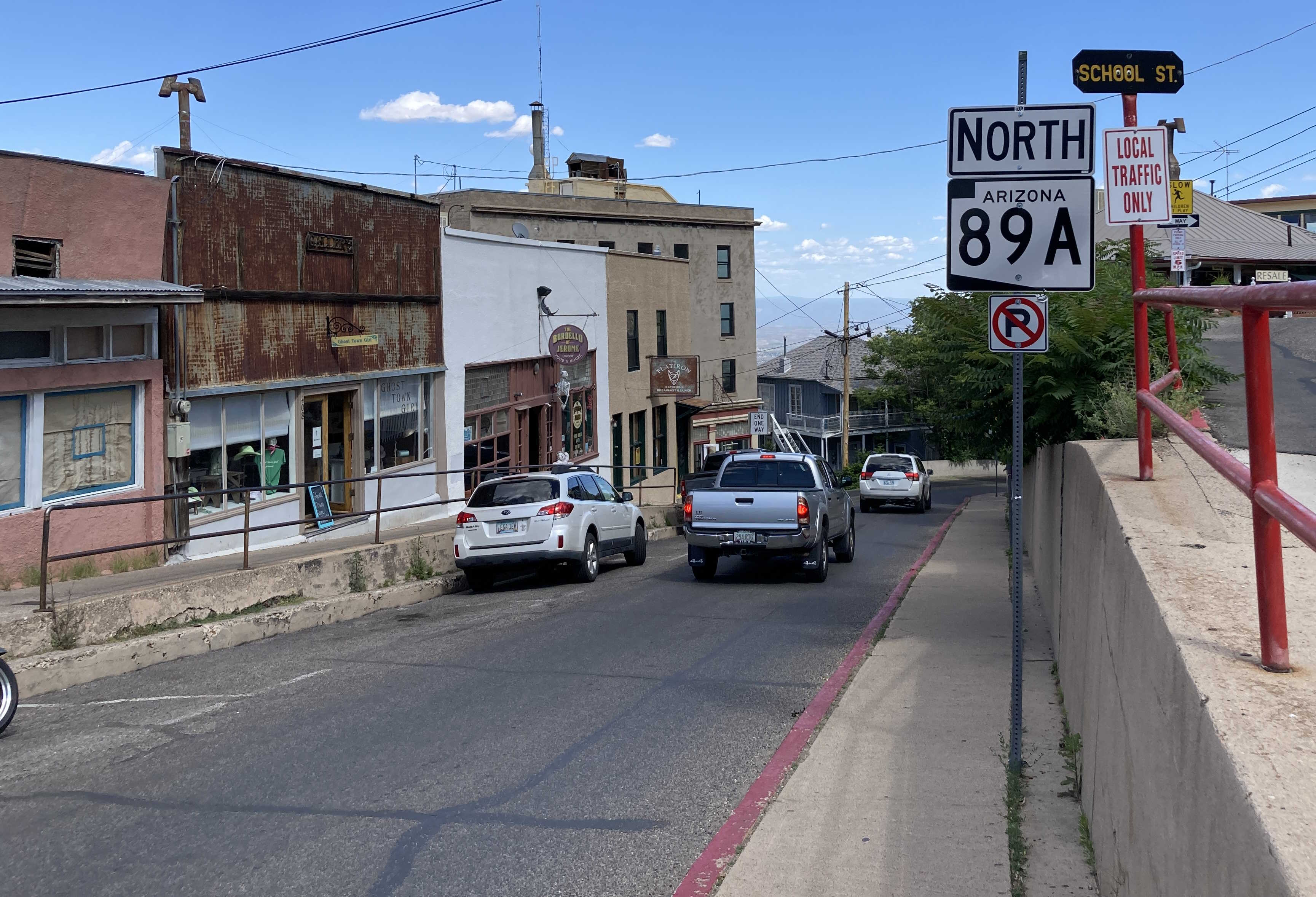 SR 89A North in Jerome