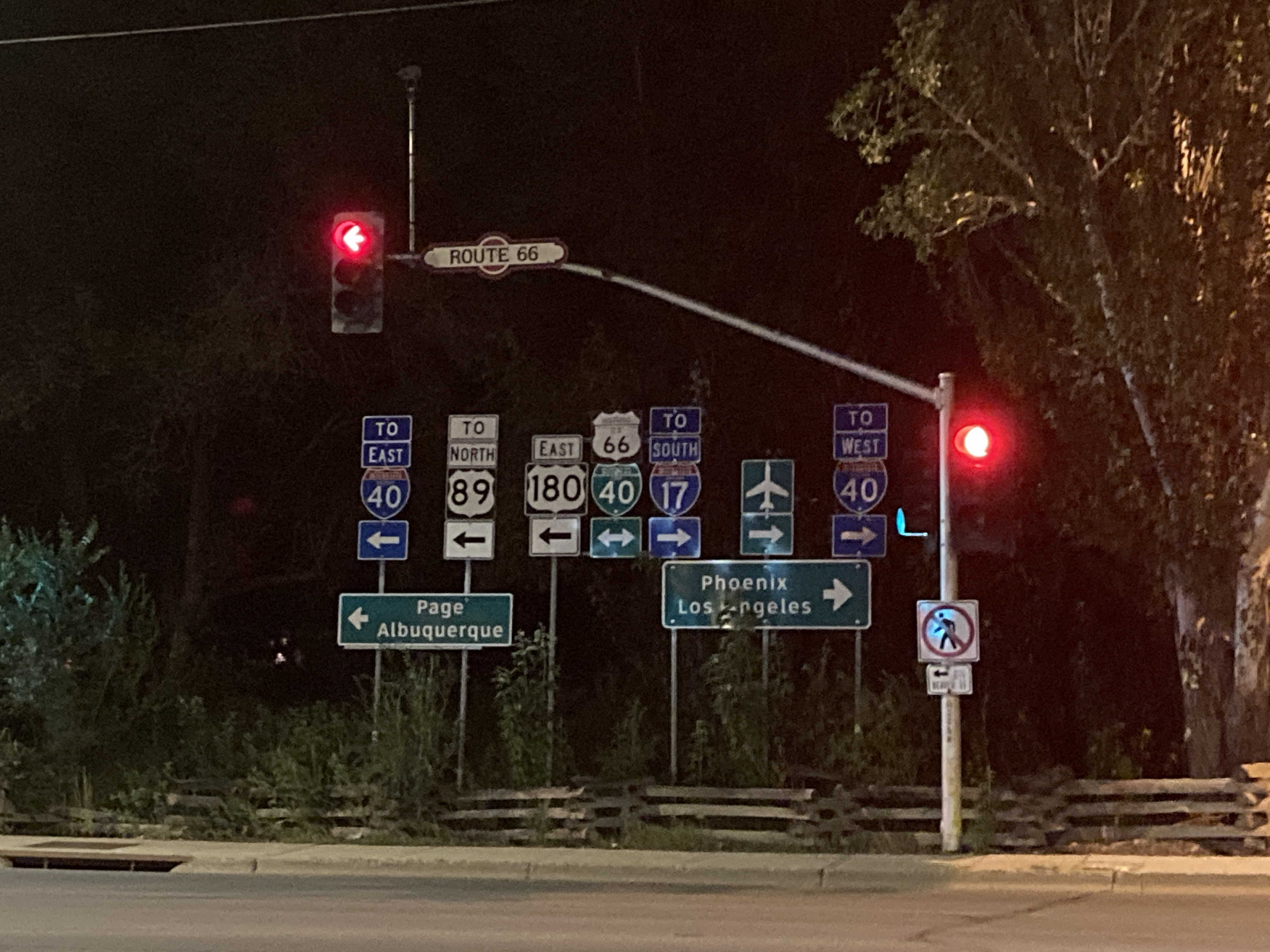 US 180 Sign Salad