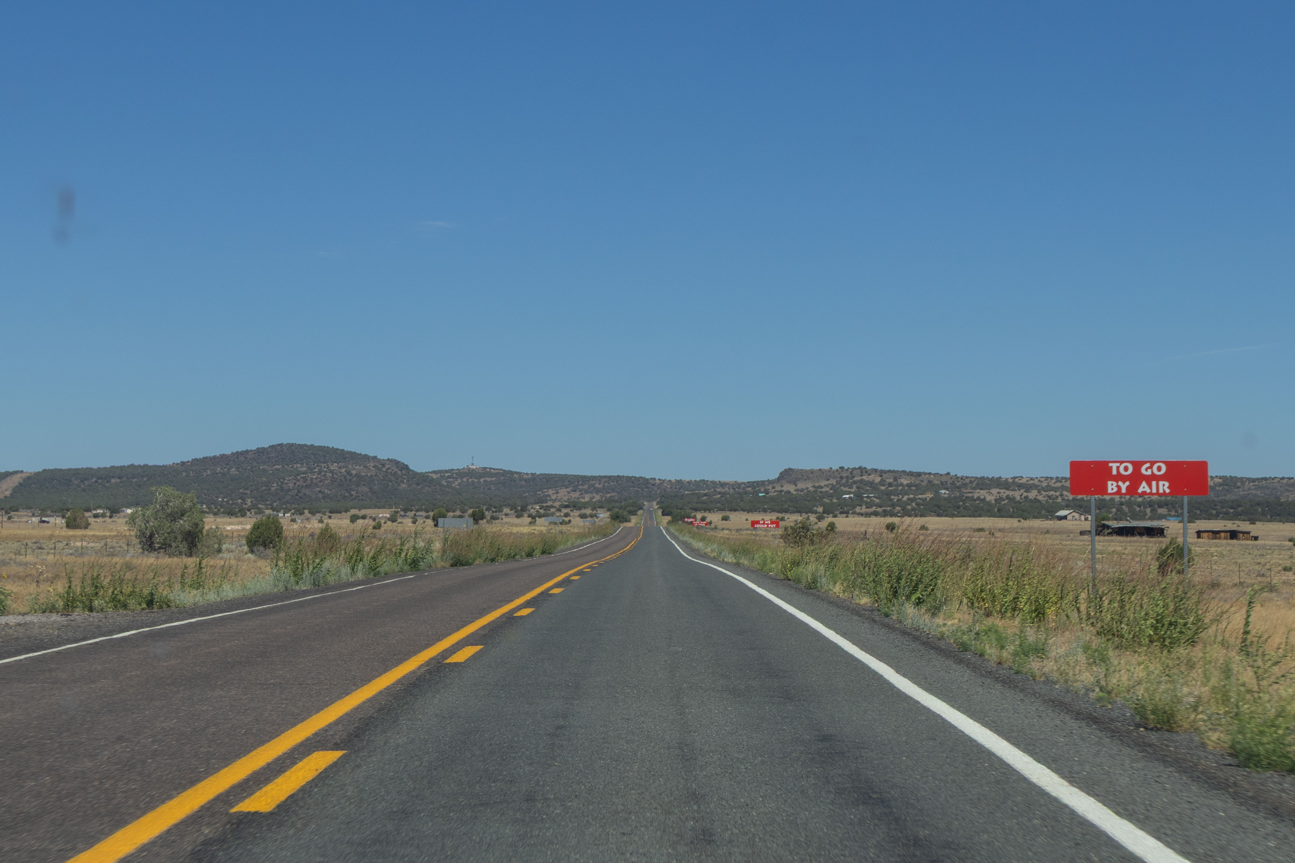 Burma Shave To Go By Air Signs