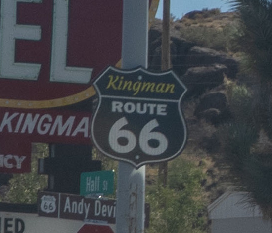Kingman Route 66 sign