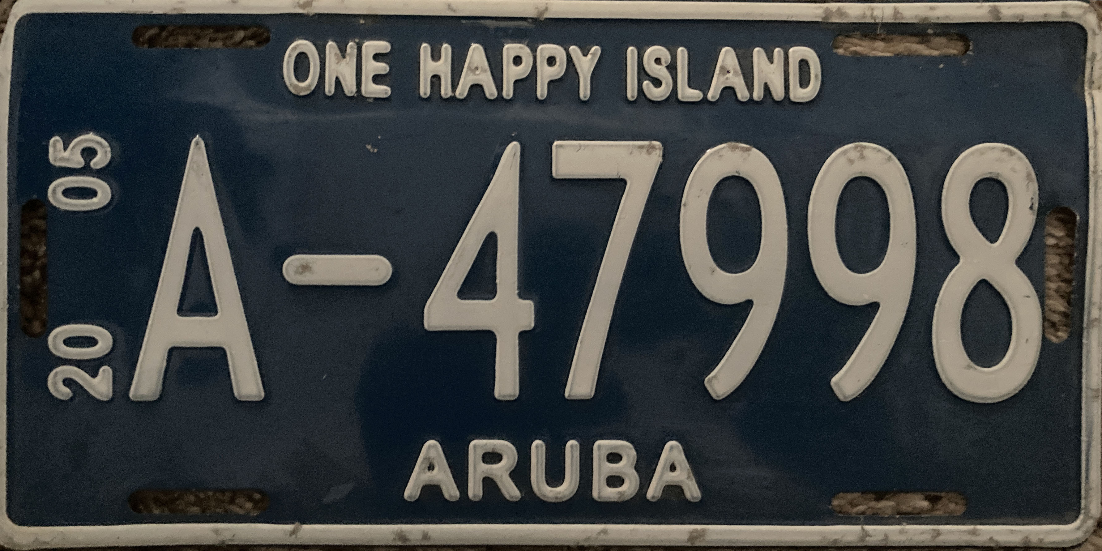 2005 Aruba Plate