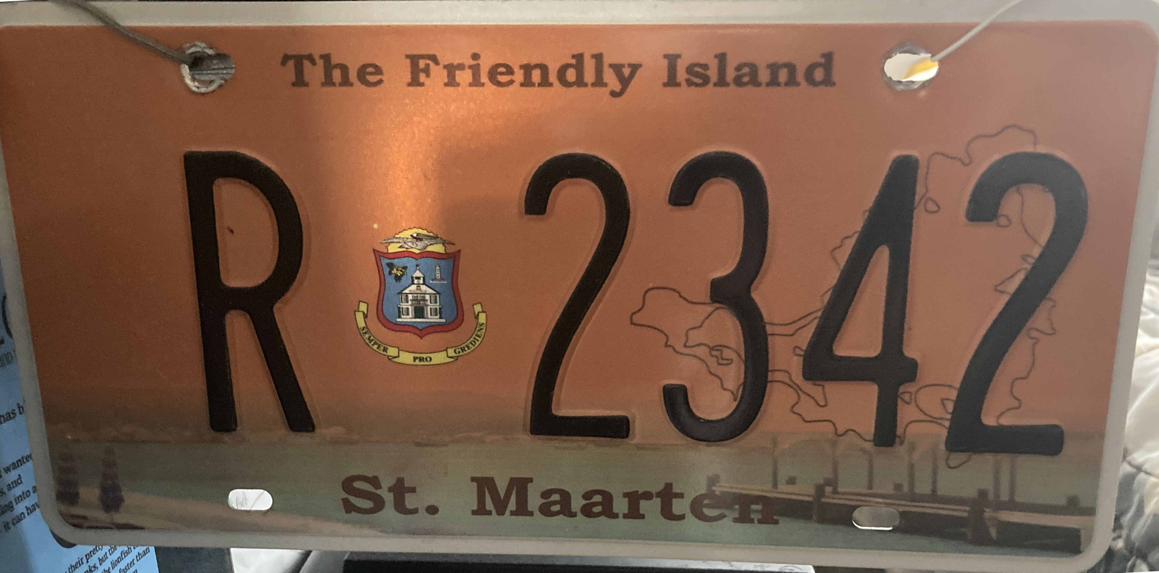 2015 Sint Maarten Plate