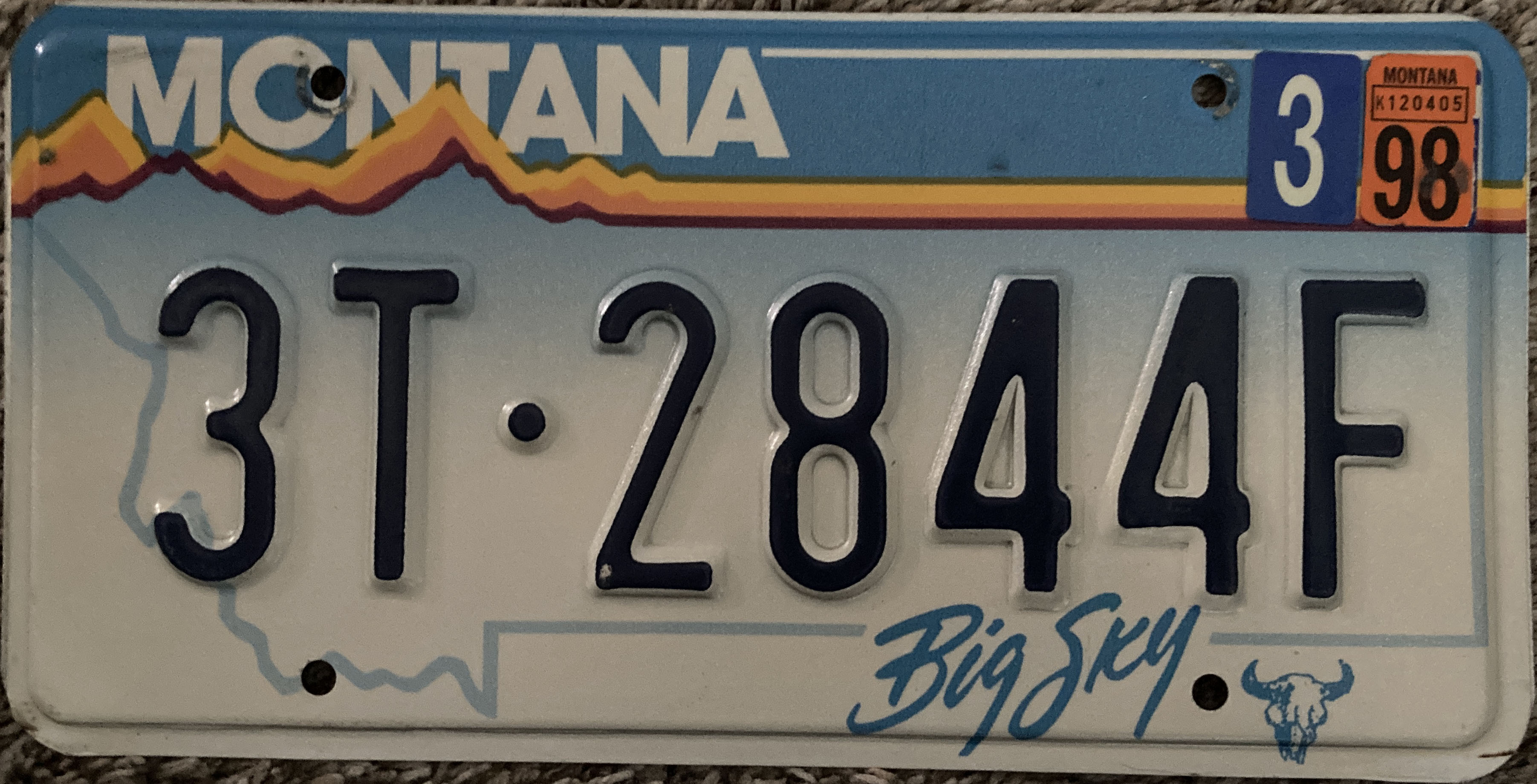 1991 Montana US Truck Plate