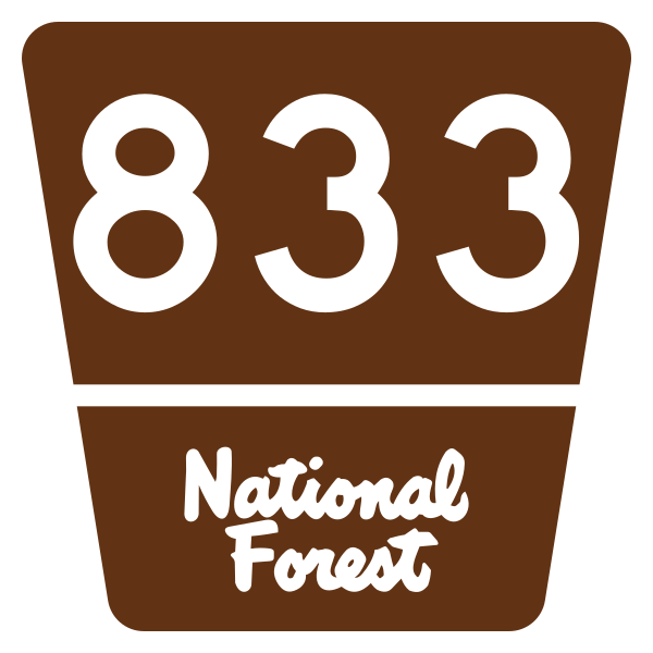 FR 833 Route Shield