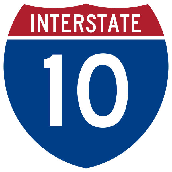 I-10 Route Shield