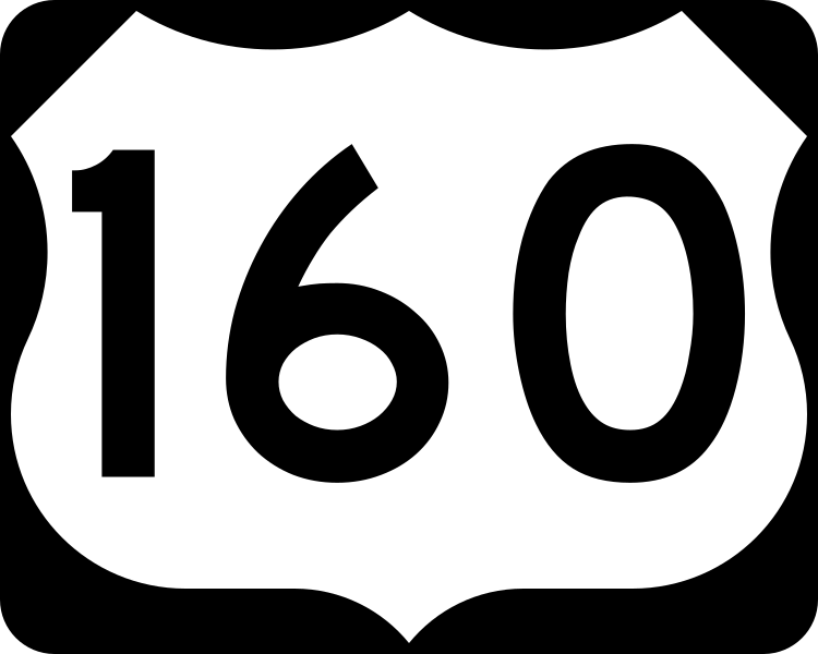 US 160 Shield