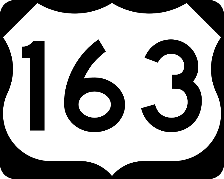 US 163 Route Shield