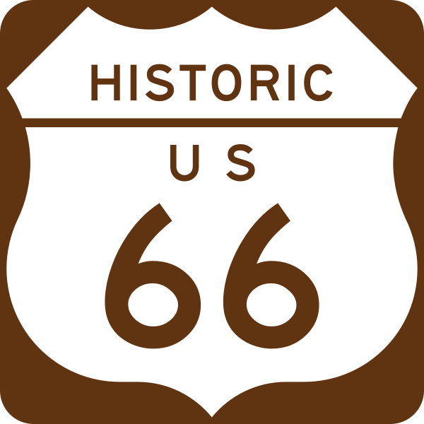 Historic US 66 Route Shield
