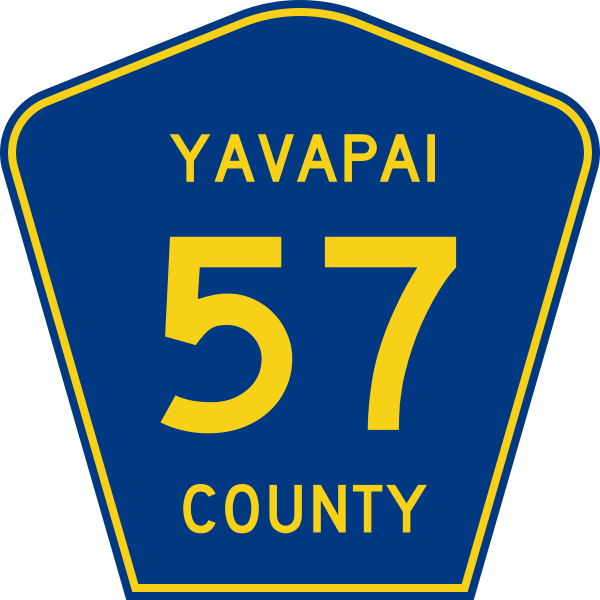 Yavapai County Route 57 Route Shield