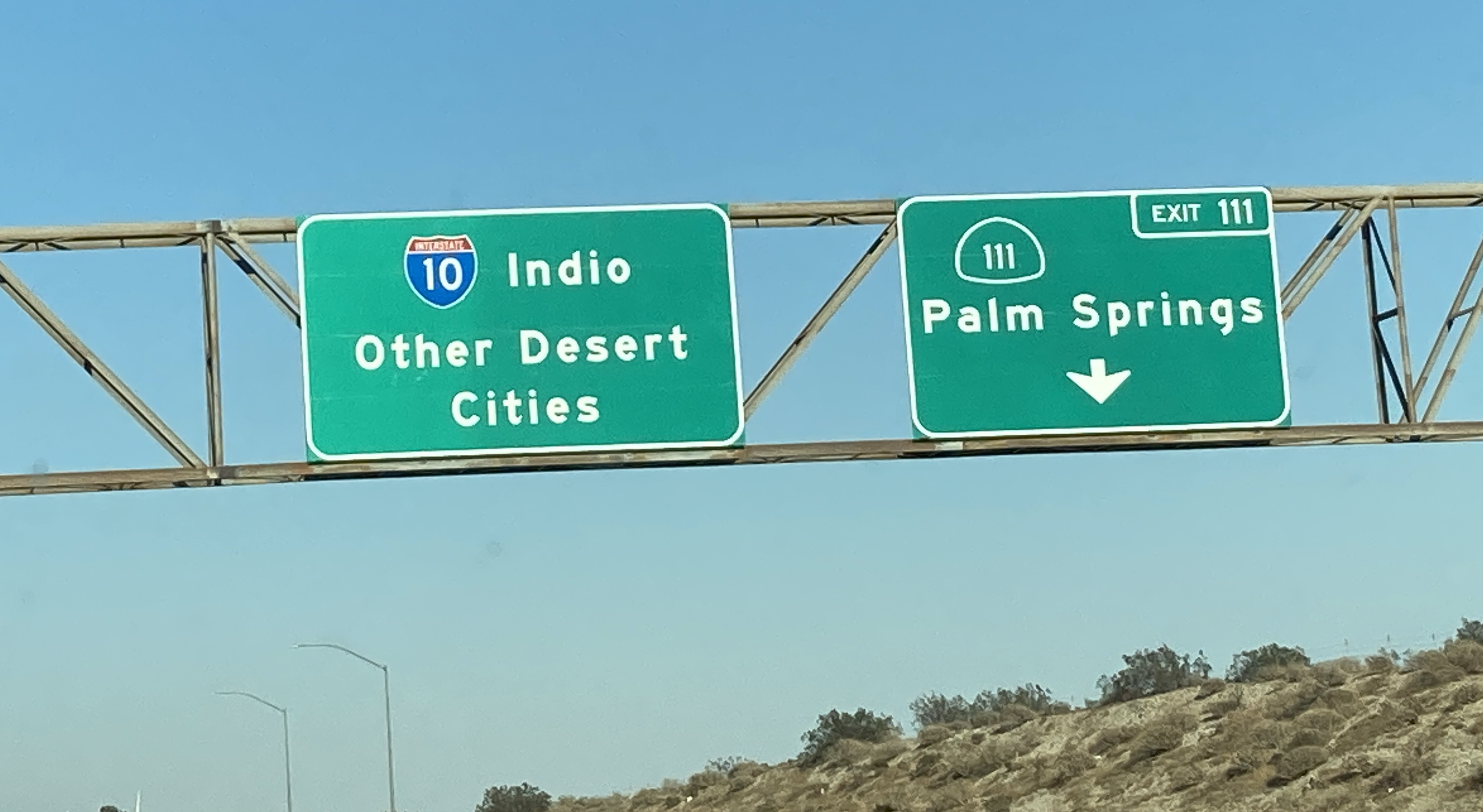 I10E/W of CA111S